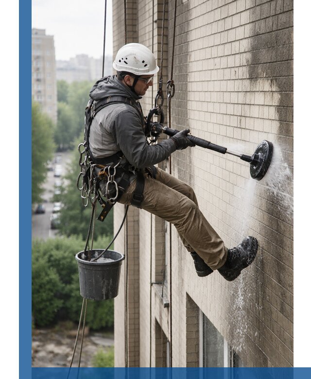 Очистка фасада от копоти в Устях-Куте профессионально и безопасно