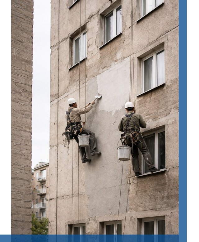 Косметический ремонт фасада в Устях-Куте от 1133 р. | ВЫСОТНИК-Утк