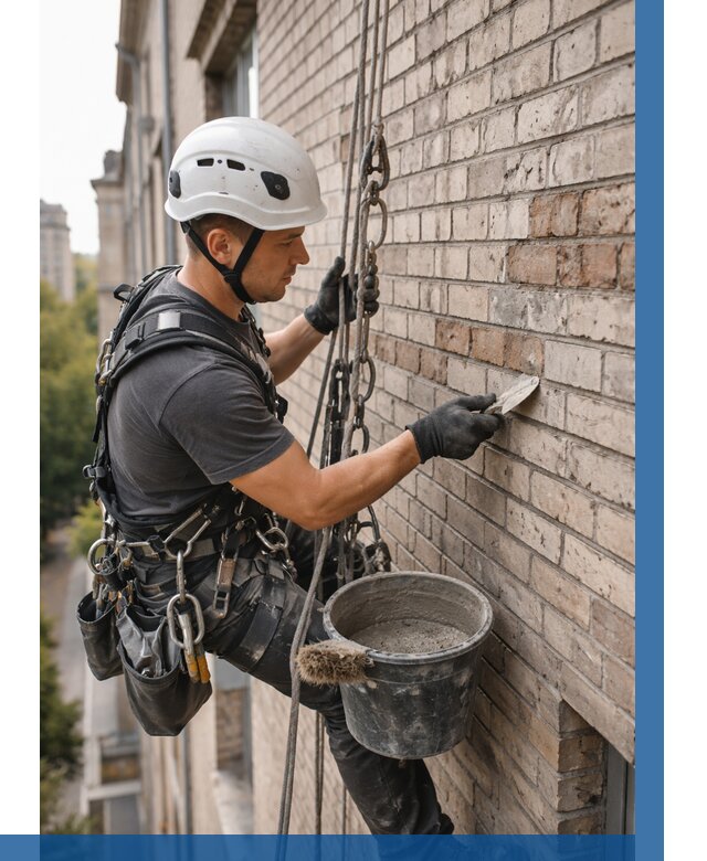 Ремонт кирпичной кладки фасада в Устях-Куте от 1853 р. | ВЫСОТНИК-Утк