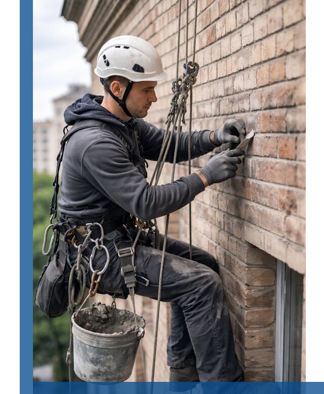 Качественный ремонт кирпичной кладки фасада в Устях-Куте с гарантией