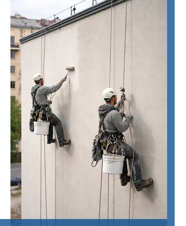 Покраска оштукатуренного фасада в Устях-Куте от 330 р. | ВЫСОТНИК-Утк