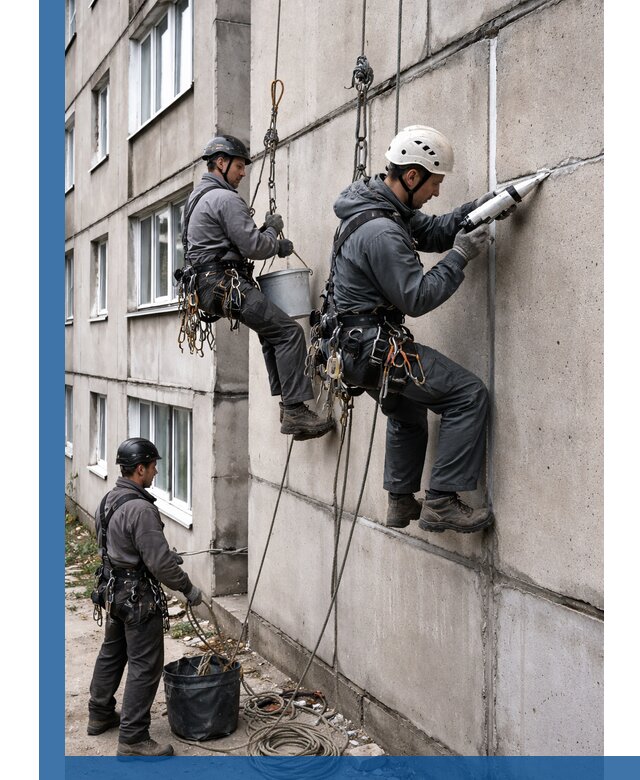 Герметизация межпанельных швов в Устях-Куте с гарантией герметичности