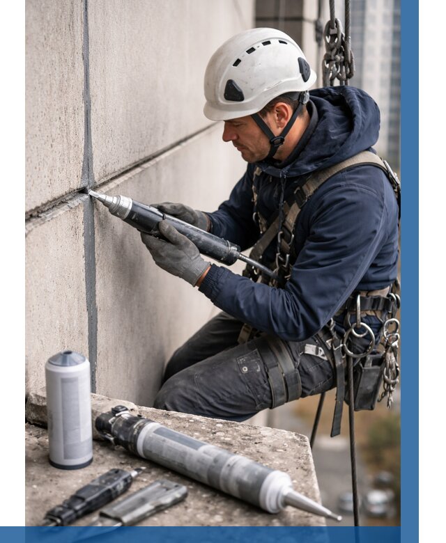 Вторичная герметизация швов в Устях-Куте от 463 р. | ВЫСОТНИК-Утк