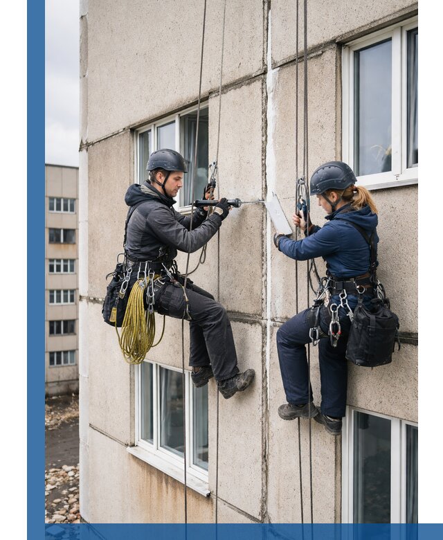 Герметизация межпанельных швов тёплым швом в Устях-Куте