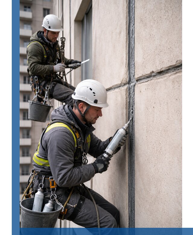 Герметизация деформационных швов фасада в Устях-Куте качественно