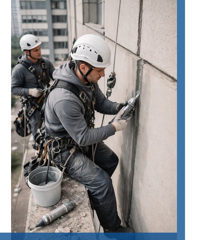 Ремонт деформационных швов здания в Устях-Куте от 1030 р. | ВЫСОТНИК-Утк