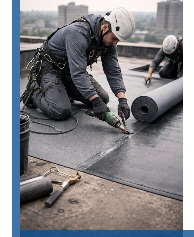 Ремонт мягкой кровли в Устях-Куте с выездом промальпинистов