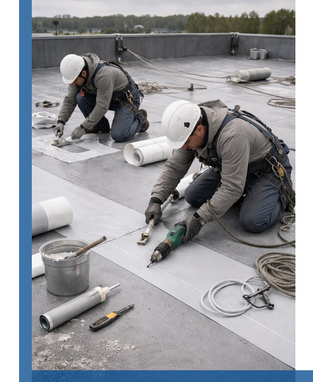 Ремонт мембранной кровли в Устях-Куте качественно и с гарантией