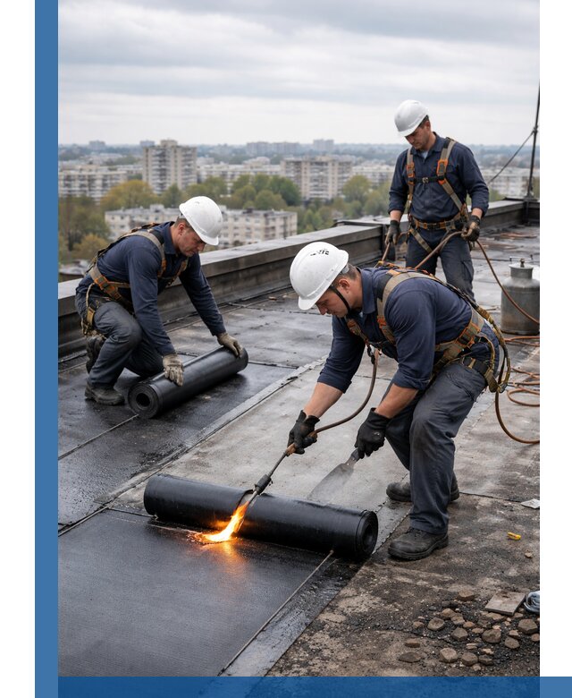 Ремонт наплавляемой кровли в Устях-Куте качественно и надежно