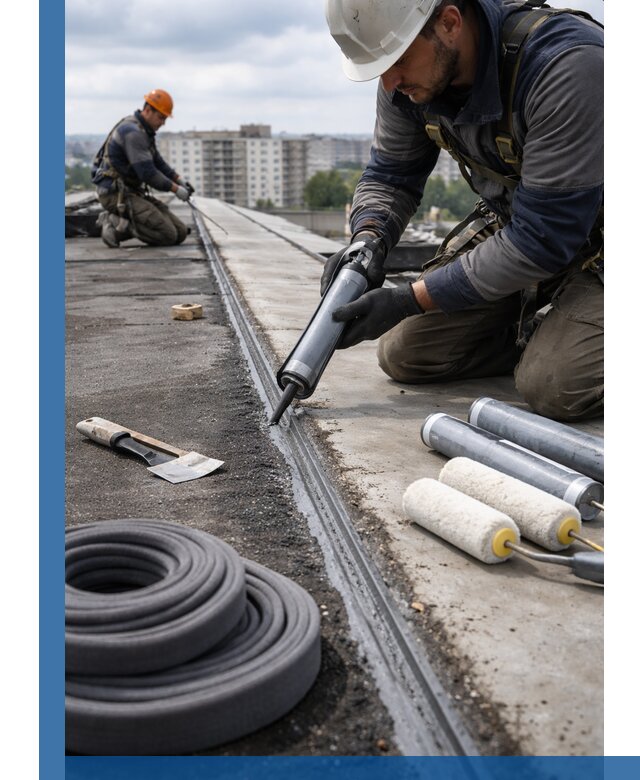 Герметизация швов кровли в Устях-Куте с гарантией герметичности