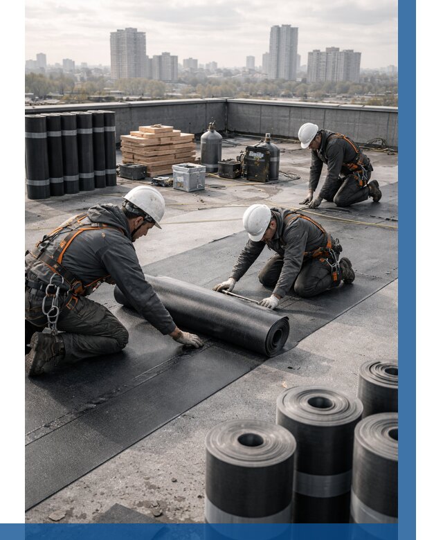 Монтаж мягкой кровли под ключ в Устях-Куте от 463 р. | ВЫСОТНИК-Утк