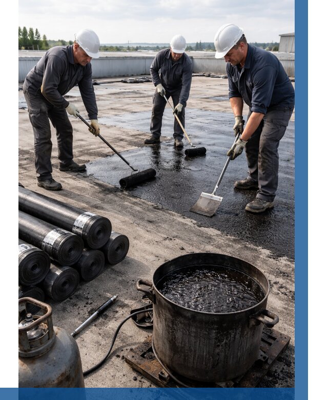 Гидроизоляция кровли мастикой в Устях-Куте от 618 р. | ВЫСОТНИК-Утк