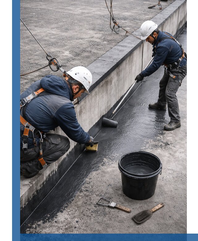 Гидроизоляция кровли жидкой резиной профессионально в Устях-Куте