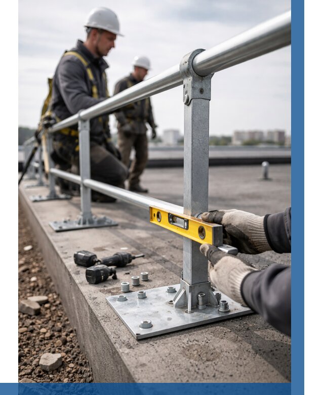 Монтаж кровельного ограждения в Устях-Куте от 1236 р. | ВЫСОТНИК-Утк