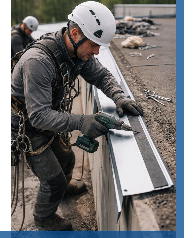 Монтаж капельника на кровле в Устях-Куте от 309 р. | ВЫСОТНИК-Утк