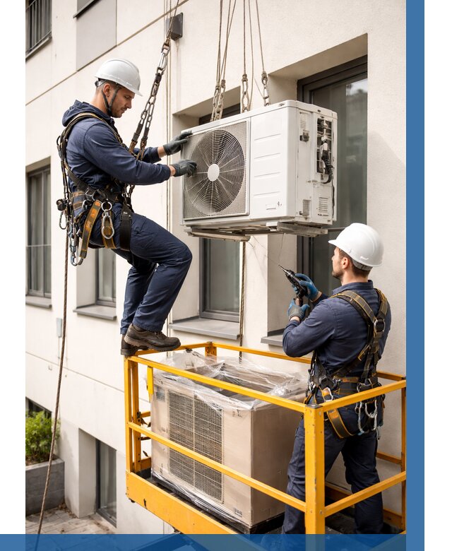 Демонтаж внешнего блока кондиционера в Устях-Куте от 3604 р. | ВЫСОТНИК-Утк