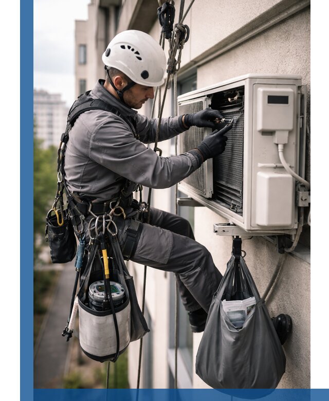 Обслуживание внешнего блока кондиционера в Устях-Куте профессионально