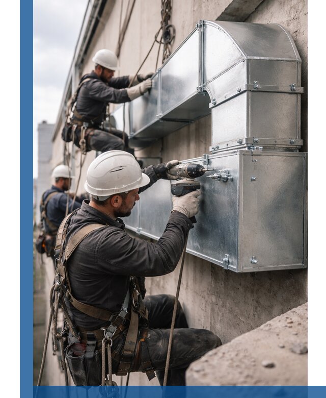 Профессиональный монтаж вентиляционных коробов в Устях-Куте под ключ