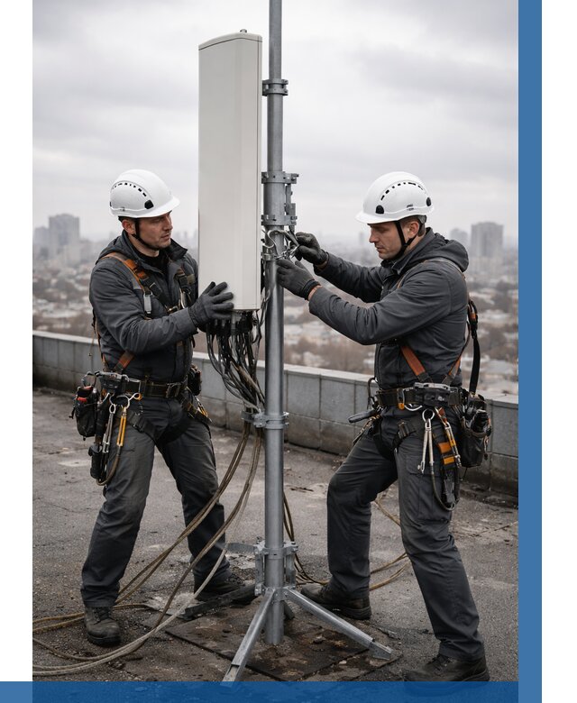 Монтаж антенн связи на крыше в Устях-Куте от 8752 р. | ВЫСОТНИК-Утк