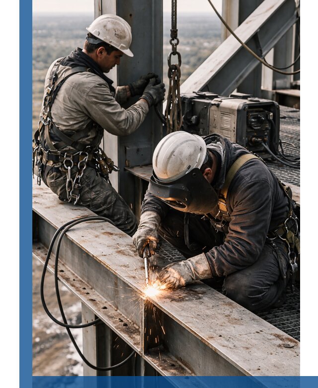 Высотные сварочные работы в Устях-Куте для промышленных объектов