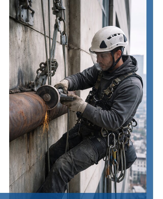 Резка металла на высоте в Устях-Куте по цене от 4634 р. | ВЫСОТНИК-Утк