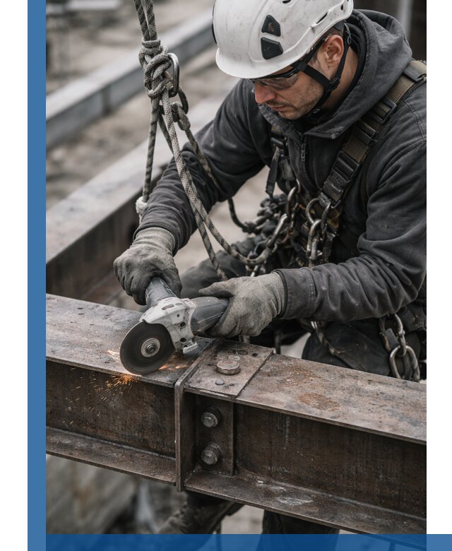 Резка металла на высоте в Устях-Куте для зданий и конструкций