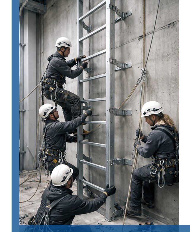 Монтаж металлических лестниц в Устях-Куте под ключ со гарантией