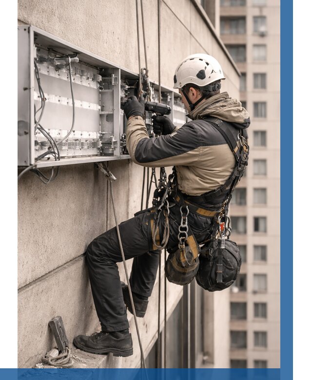 Ремонт вывески на высоте в Устях-Куте от 4634 р. | ВЫСОТНИК-Утк