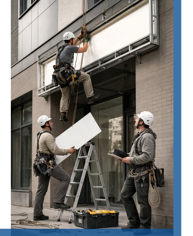 Монтаж светового короба в Устях-Куте от 6693 р. | ВЫСОТНИК-Утк