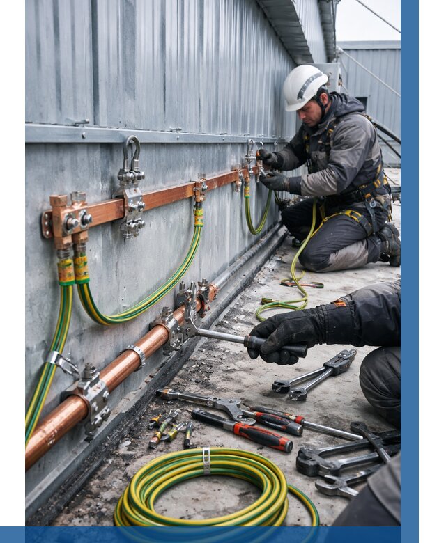 Монтаж заземления здания в Устях-Куте от 25743 р. | ВЫСОТНИК-Утк