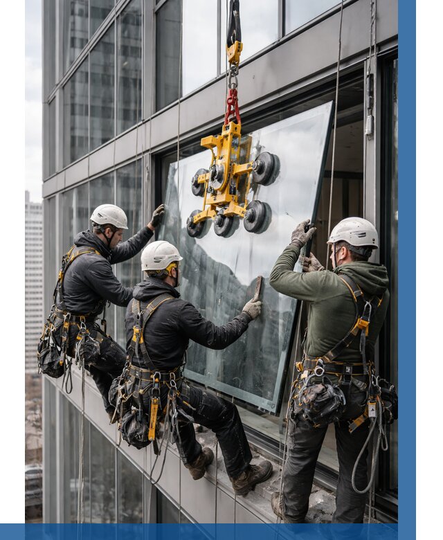 Фасадное остекление зданий под ключ в Устях-Куте от 10297 р. | ВЫСОТНИК-Утк