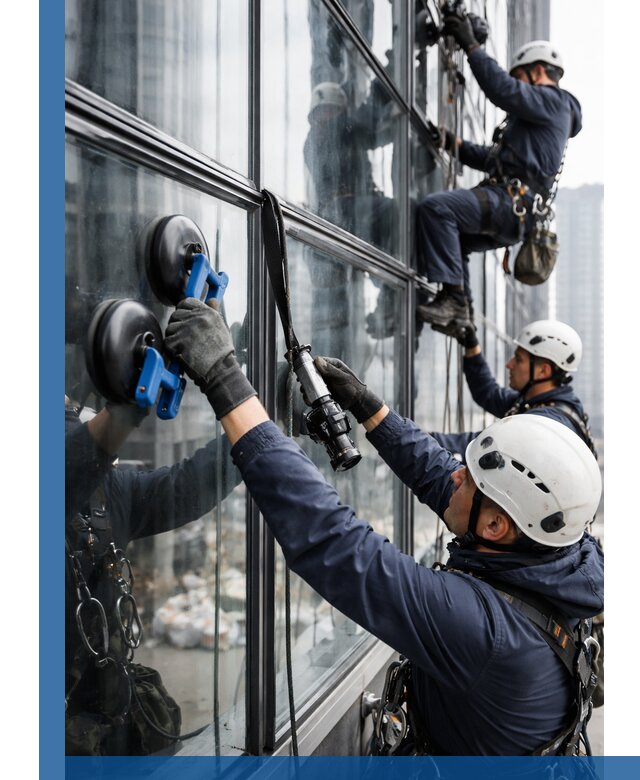 Радиусное остекление фасадов под ключ в Устях-Куте с гарантиями