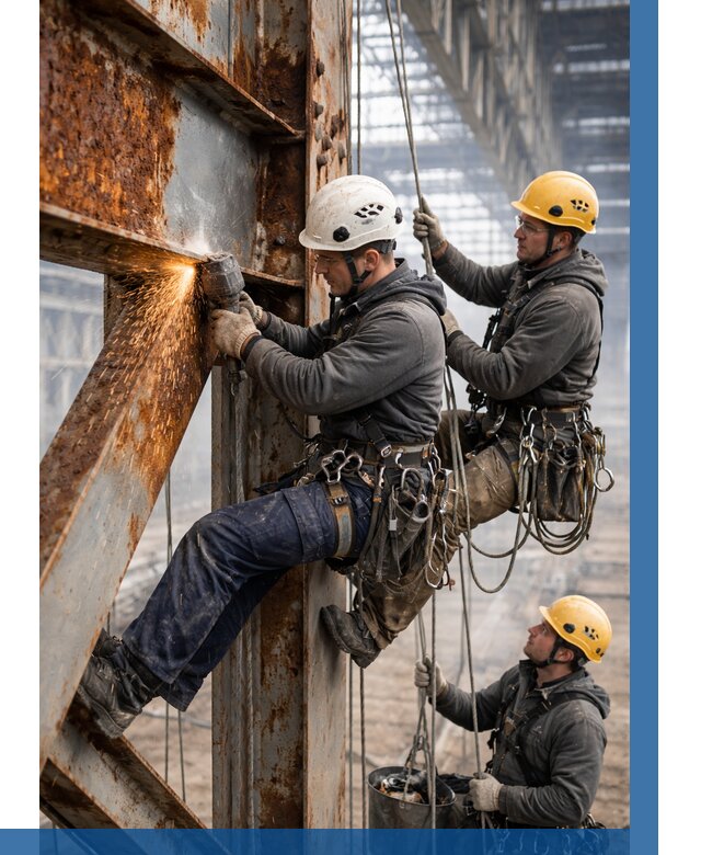 Зачистка металла от ржавчины в Устях-Куте от 360 р. | ВЫСОТНИК-Утк