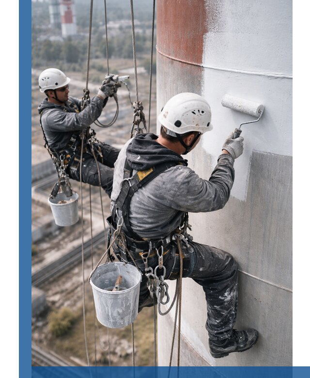 Покраска дымовых труб в Устях-Куте: антикоррозийная защита и восстановление