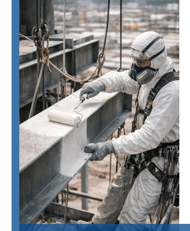 Профессиональная огнезащитная обработка металлоконструкций в Устях-Куте