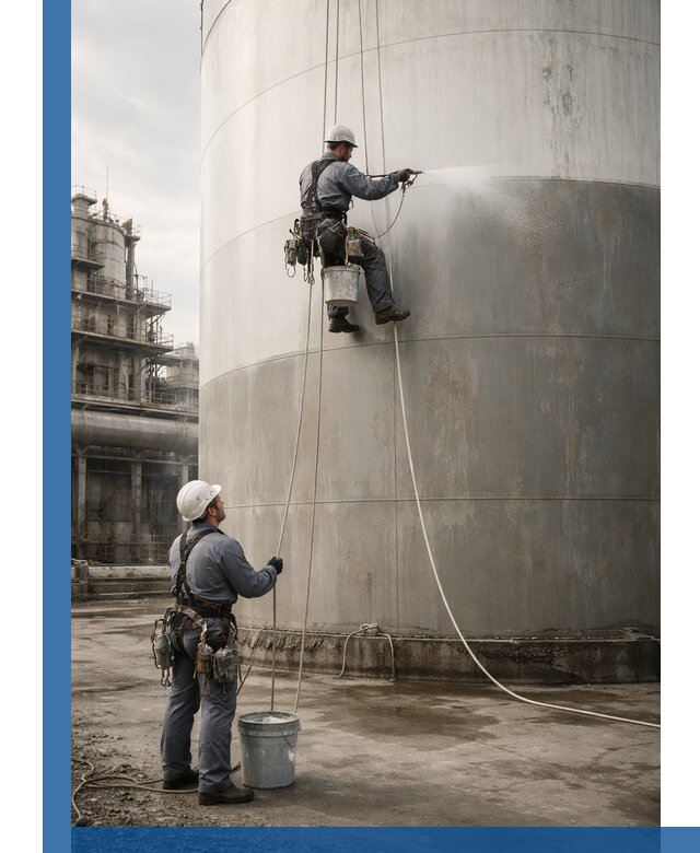 Покраска стальных резервуаров и емкостей в Устях-Куте профессионально