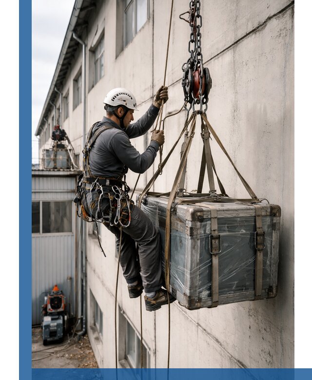 Подъем грузов на высоту в Устях-Куте для промышленных объектов