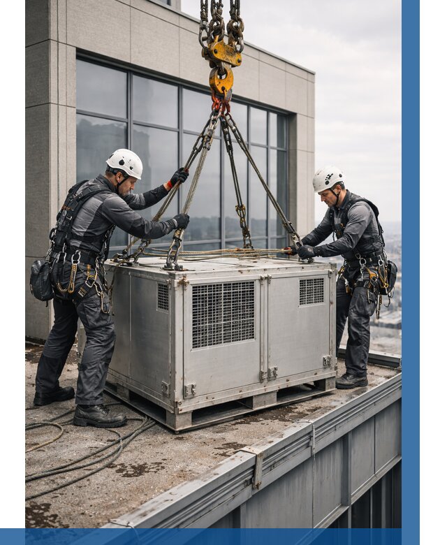 Такелажные работы на высоте в Устях-Куте от 8238 р. | ВЫСОТНИК-Утк