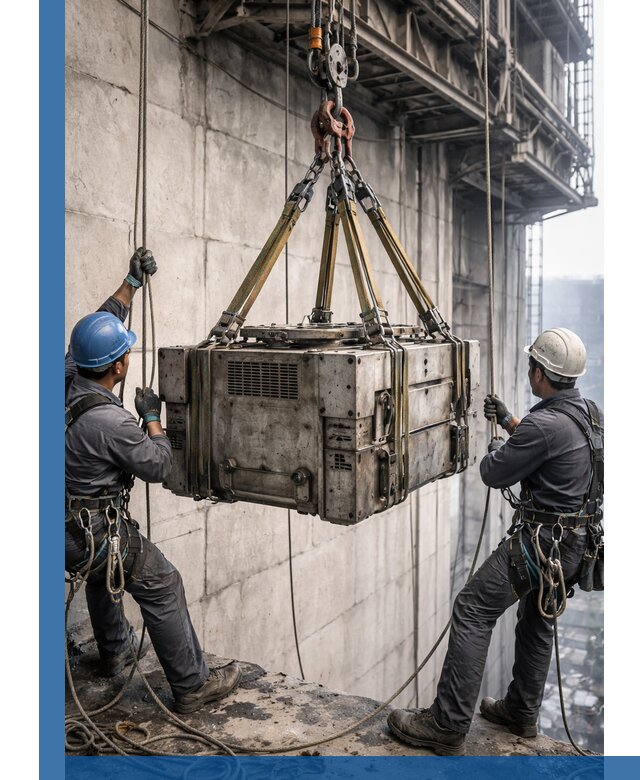 Такелажные работы на высоте, подъем и монтаж грузов в Устях-Куте