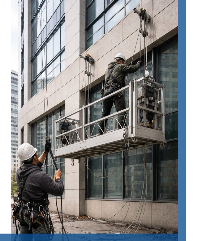 Монтаж и подъем фасадной люльки в Устях-Куте от 12356 р. | ВЫСОТНИК-Утк