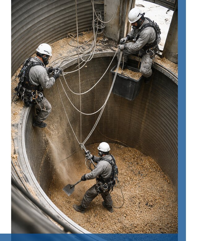 Чистка зерновых бункеров в Устях-Куте от 12356 р. | ВЫСОТНИК-Утк