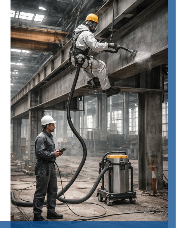 Обеспыливание конструкций в цехе в Устях-Куте от 4325 р. | ВЫСОТНИК-Утк