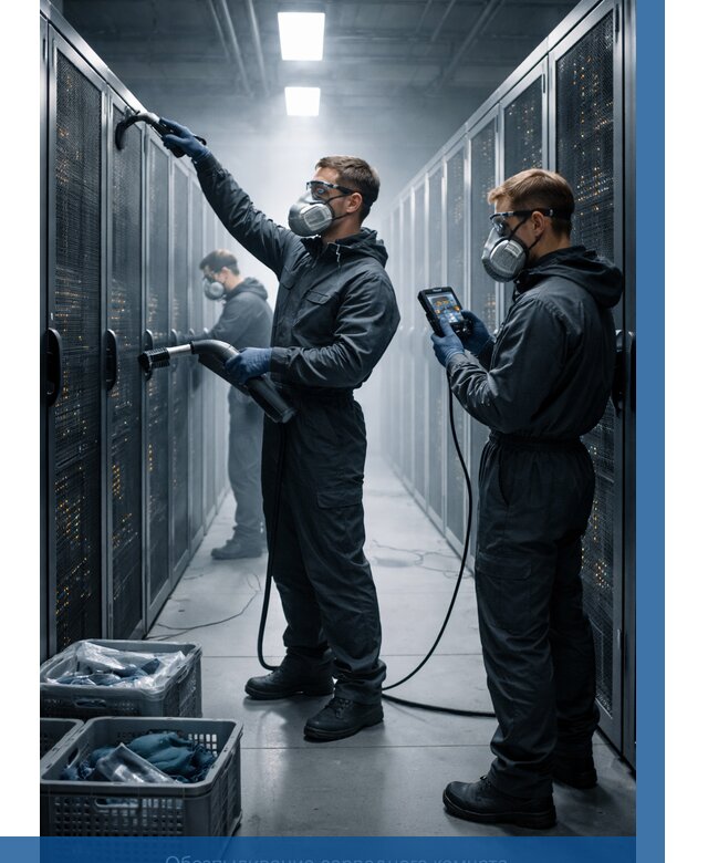 Обеспыливание серверной комнаты в Устях-Куте от 4634 р. | ВЫСОТНИК-Утк