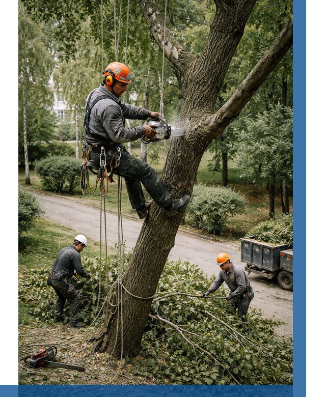 Кронирование деревьев в Устях-Куте от 6693 р. | ВЫСОТНИК-Утк