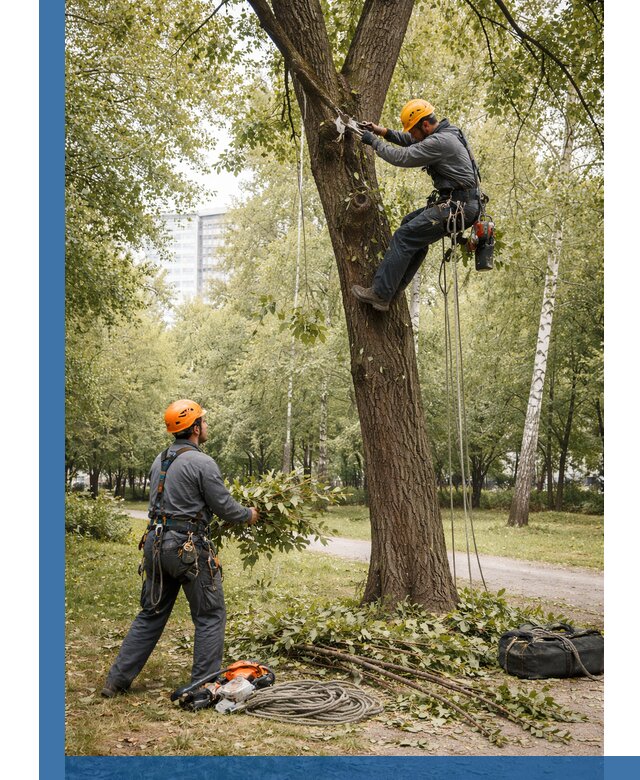Санитарная обрезка деревьев в Устях-Куте, профессионально и безопасно
