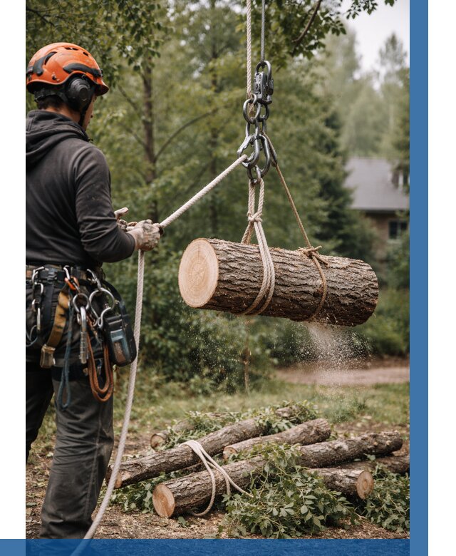 Валка деревьев частями в Устях-Куте от 7723 р. | ВЫСОТНИК-Утк